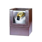 Remontoir Montre Auto en Cuir 1 Slot – Finition Luxueuse et Élégante