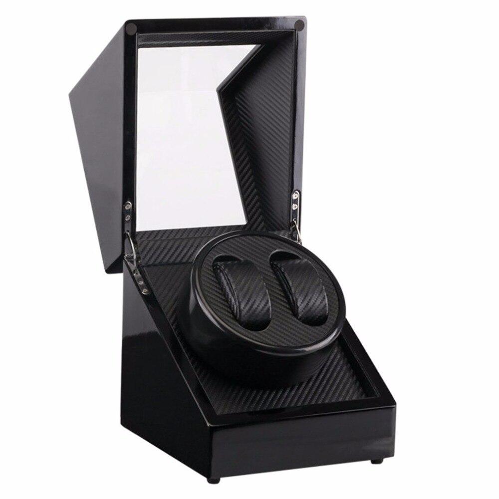 Remontoir Montre Automatique Bois Noir 2 Emplacements – Qualité Premium Exceptionnelle