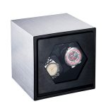 Remontoir Montre Automatique Aluminium 2 Slots – Finition Cube Premium