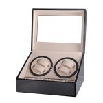 Remontoir Montre Automatique en Bois de Qualité Supérieure – 4 Emplacements 🔵