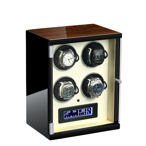 Remontoir à Montres Automatique en Bois 4 Slots – Confort, Qualité & Élégance Supérieure