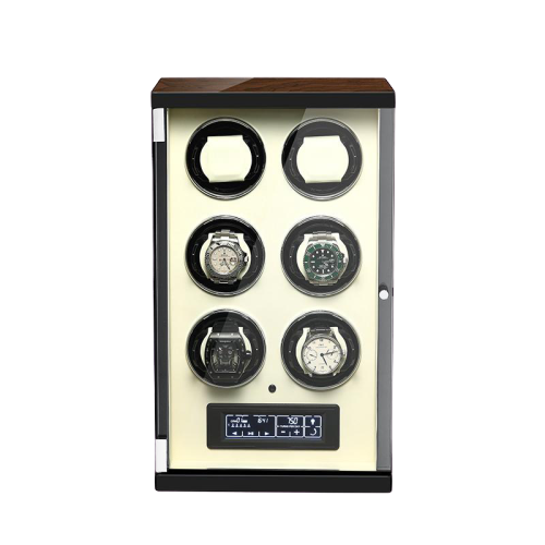 Remontoir Bois 6 Slots Automatique – Luxe, Précision & Qualité Supérieure