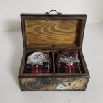 Boîte à Montre Artisanale Times - 5 Emplacements - Finitions Premium