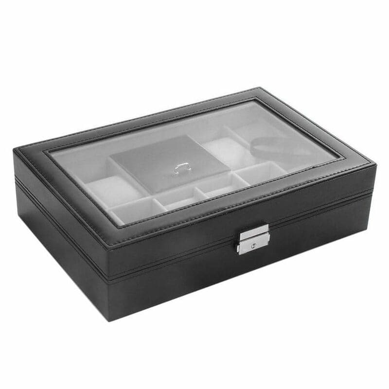 Coffret de 8 Montres et Bijoux en Cuir de Luxe