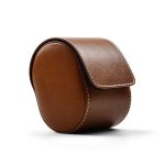 Étui de Voyage en Cuir Marron pour Montre, 1 Slot