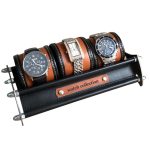 Présentoir de montres en bois, 10 emplacements, qualité supérieure
