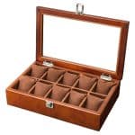 Boîte à Montre Salvador – 10 Emplacements, Finitions Luxueuses 💰