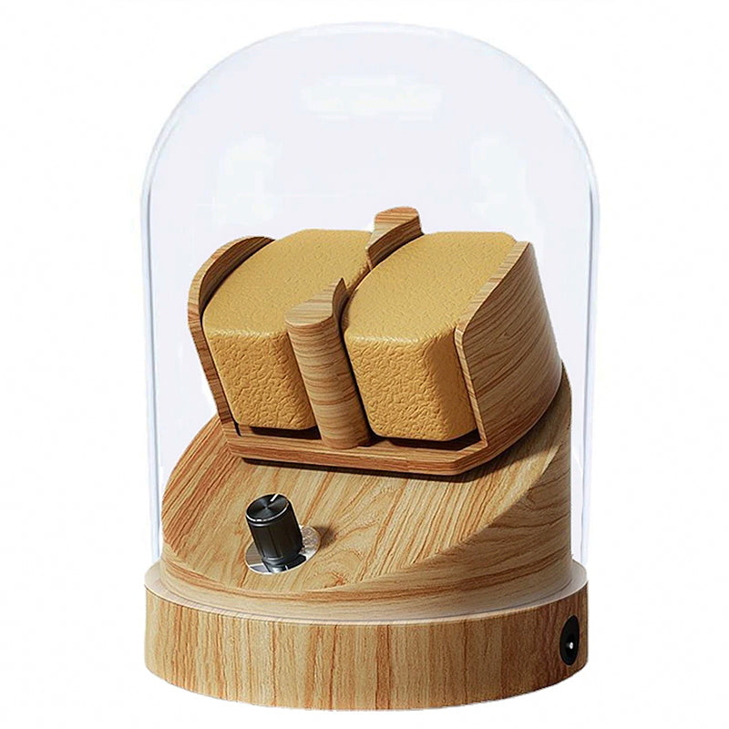 Remontoir Montre Sapin – 10 Compartiments 💰 Finition Bois Naturel