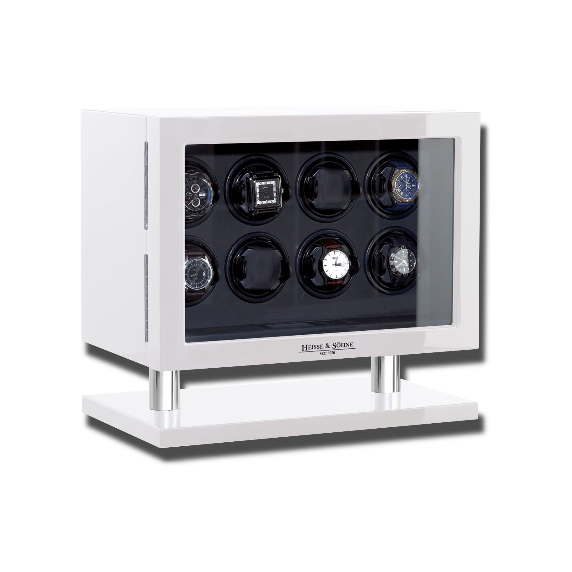 Remontoir Montre Collector Blanc - 8 Emplacements - Qualité Premium
