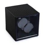 Remontoir Montre Cube Carbone - 4 Emplacements - Qualité Premium
