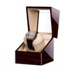 Remontoir Montre Deluxe Santal - 12 Emplacements, Qualité Premium