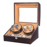Remontoir à Montre Ébène – 4 + 6 Fentes – Préservez Vos Montres avec Style et Efficacité