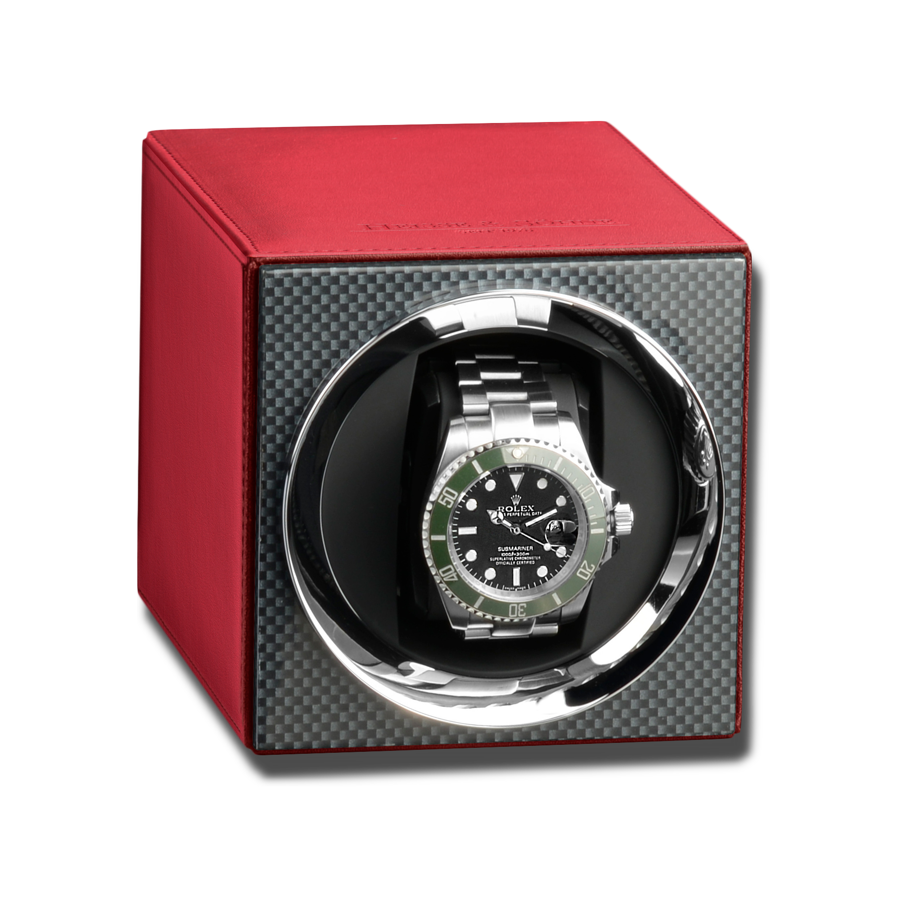 Remontoir Montre Rouge Lune – 6 Emplacements 💰