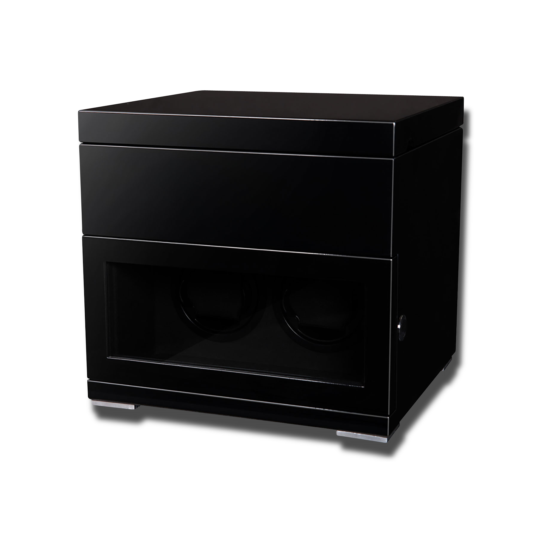 Remontoir Montre Noir Series 2 - 2 Emplacements - Qualité Premium