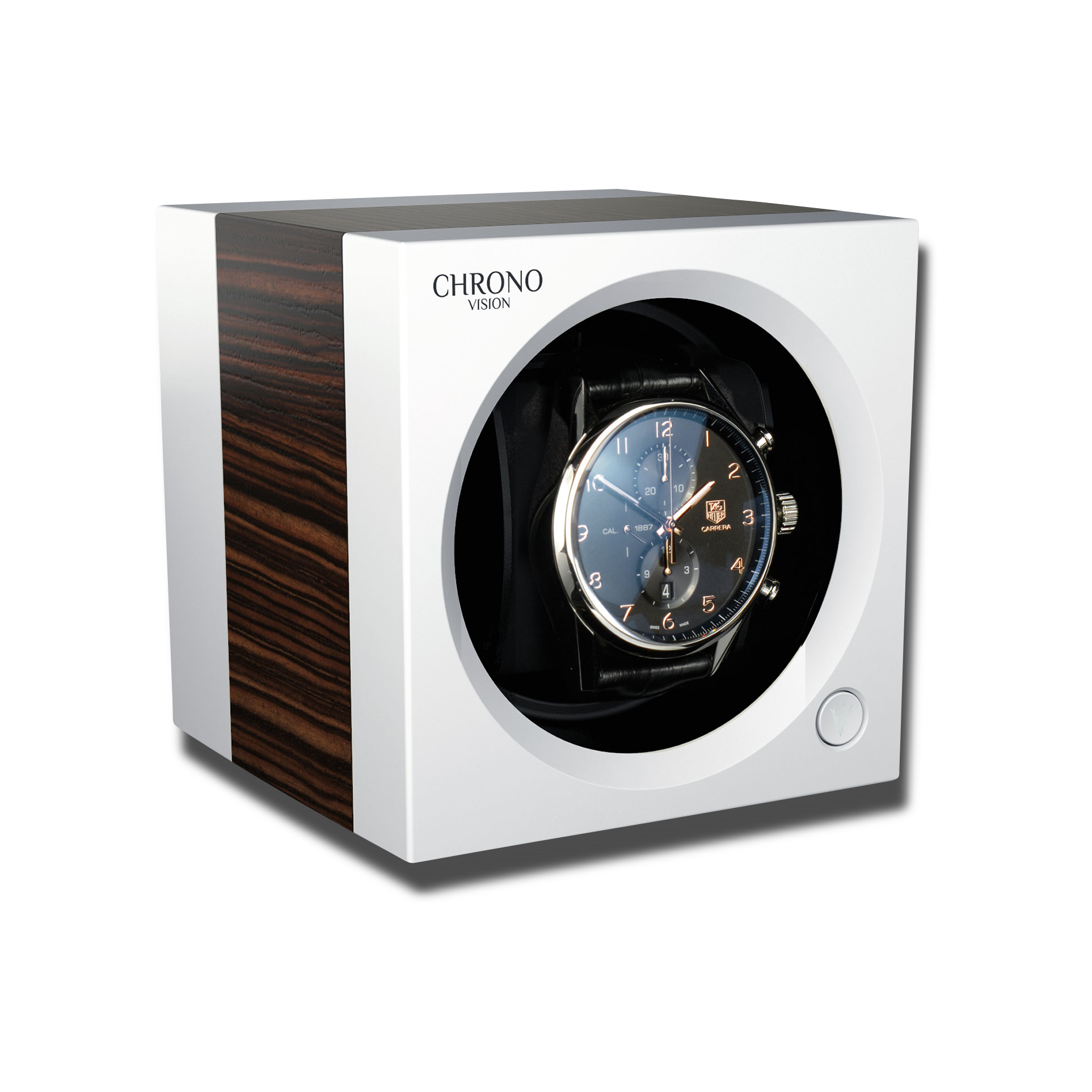 Remontoir Montre Noyer Blanc 💰- 2 Emplacements - Qualité Premium