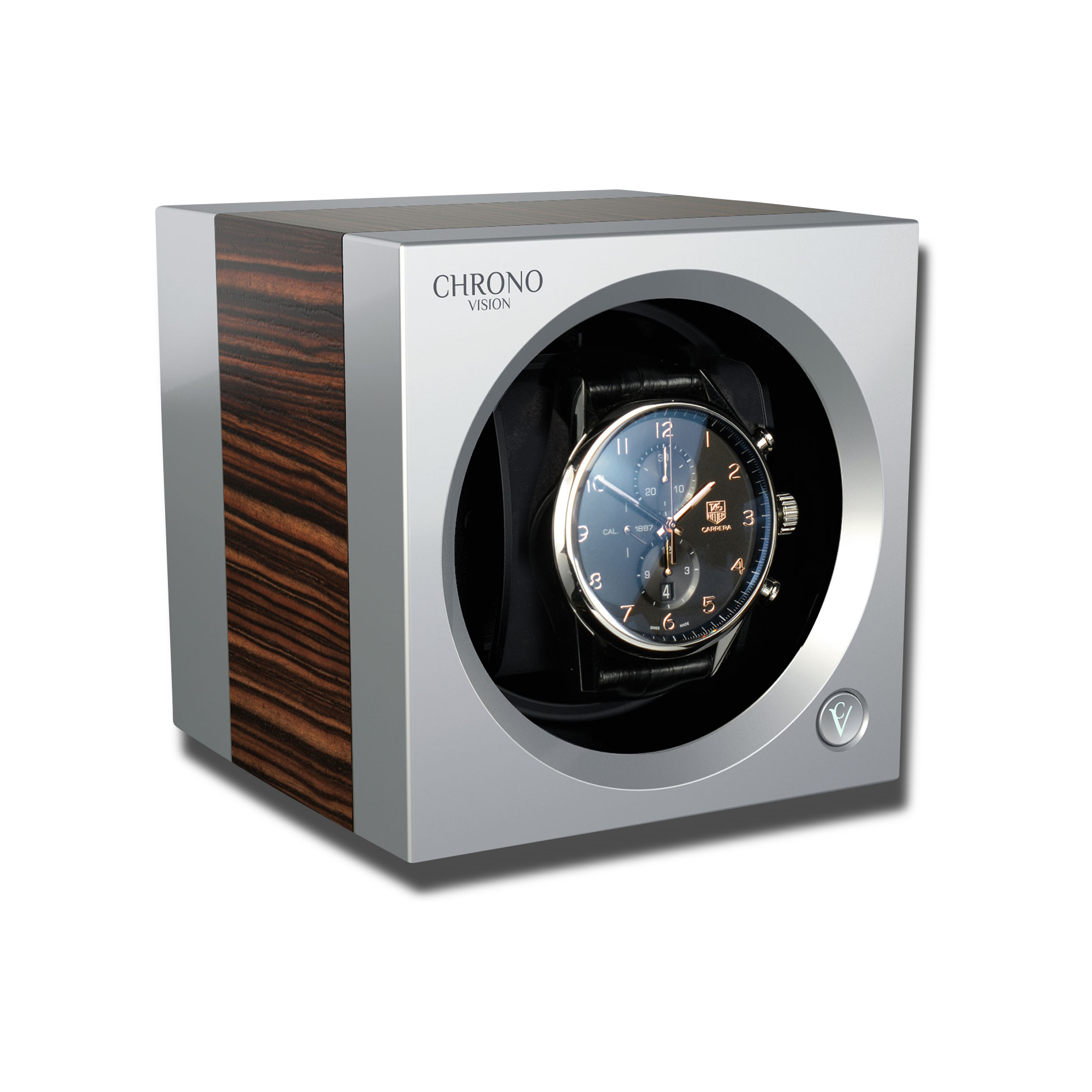 Remontoir Montre Noyer Gris – 3 Emplacements 😊
