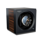 Remontoir Montre Noyer Noir - Un Rangement Elegant pour 2 Montres