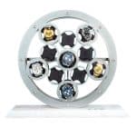 Remontoir Montre Rando Cristal - 6 Emplacements - Qualité et Élégance
