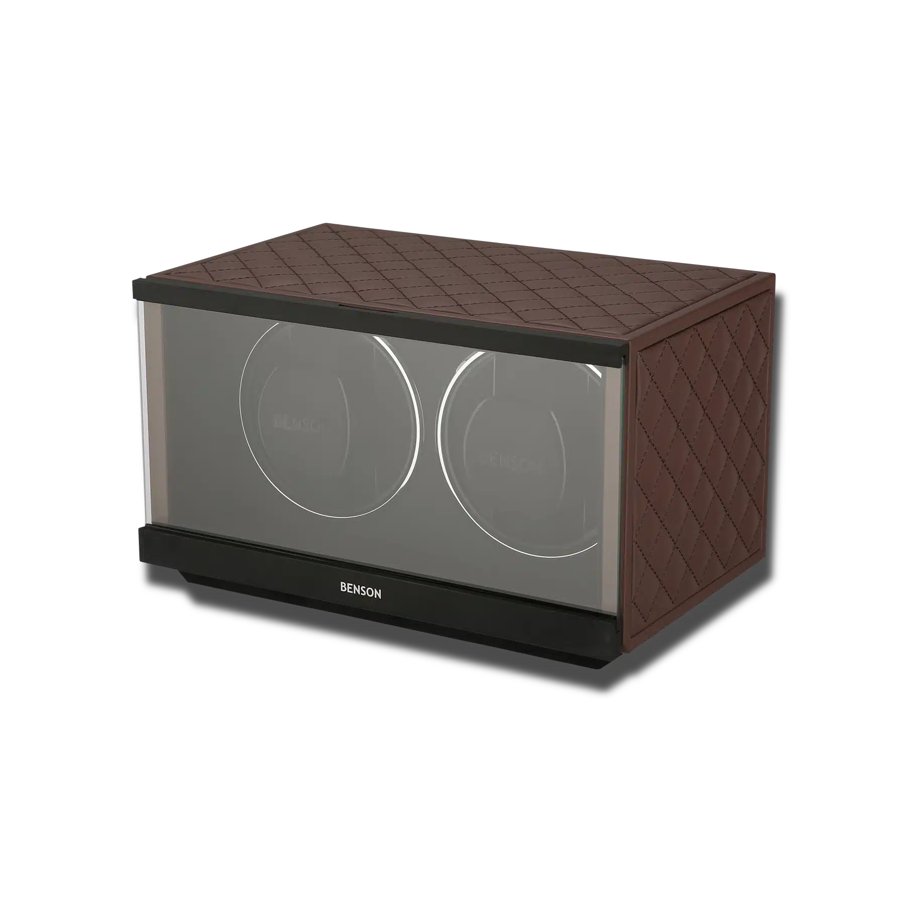 Remontoir Montre Suisse Serie 2 - Marron Luxe - 2 Emplacements