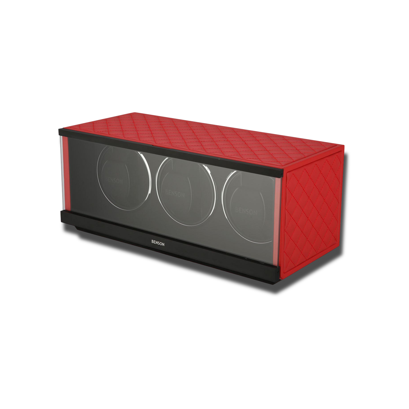 Remontoir Montre Suisse Serie 3 Rouge - 3 Emplacements - Finitions Premium