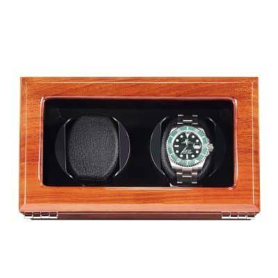 Remontoir à Montre en Bois du Brésil – 2 Fentes, Qualité 🏆